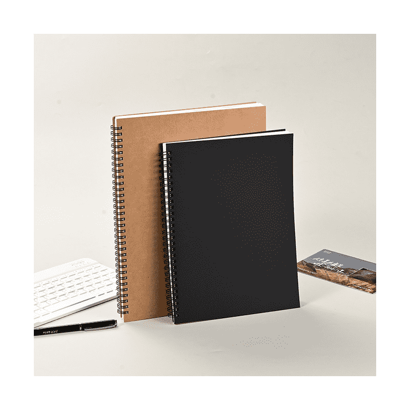 Individualizuotas Kraft Black Cover spiralinės ritės nešiojamasis kompiuteris